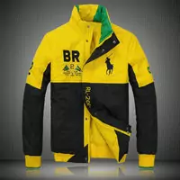 ralph lauren doudoune manteau hommes big pony populaire 2013 racing br jaune noir